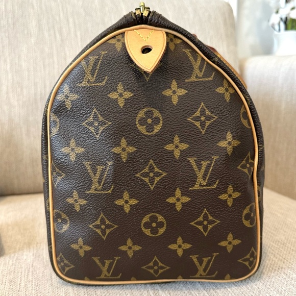Louis Vuitton Speedy 30 Monogram Canvas Satchel Bag - Picture 7 of 16